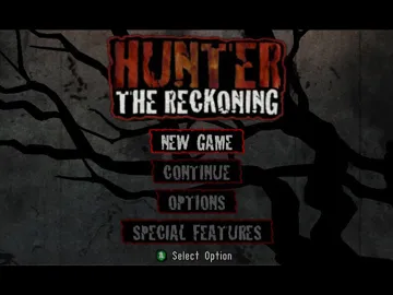 Hunter The Reckoning (USA) screen shot title